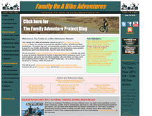 Tablet Screenshot of familyonabike.org